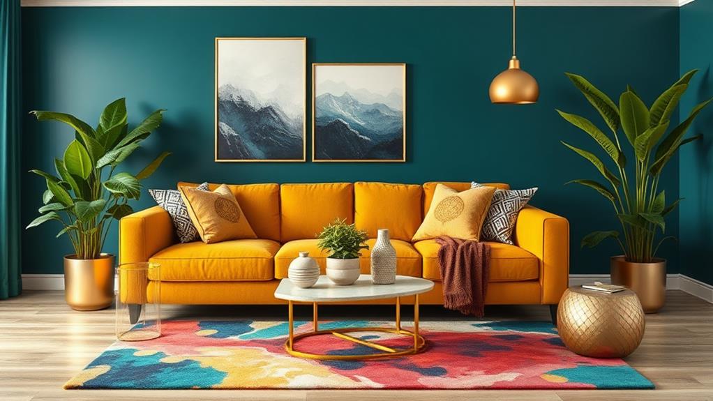 vibrant eye catching hues